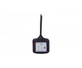 LD 430P Габаритный фонарь HOR 44 6 LED квадратный с кронштейном правый белый/красный 2функции: позиционный зад/позиционный перед 5430 LD 430P Габаритный фонарь HOR 44 6 LED квадратный с кронштейном правый белый/красный 2функции: позиционный зад/позиционный перед 5430